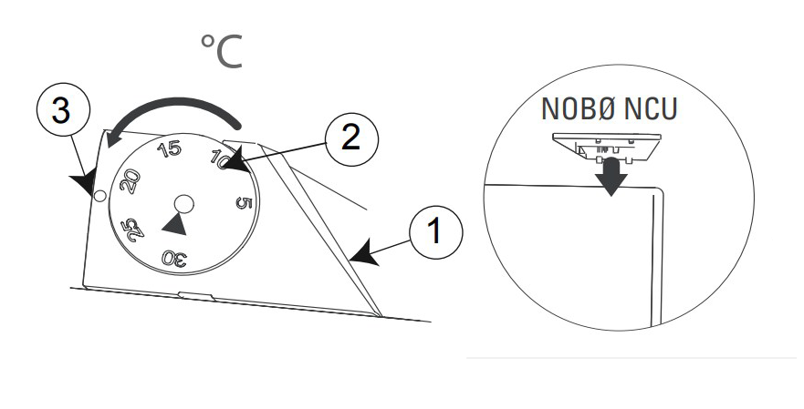 Блок управления конвекторов Nobo Nordic